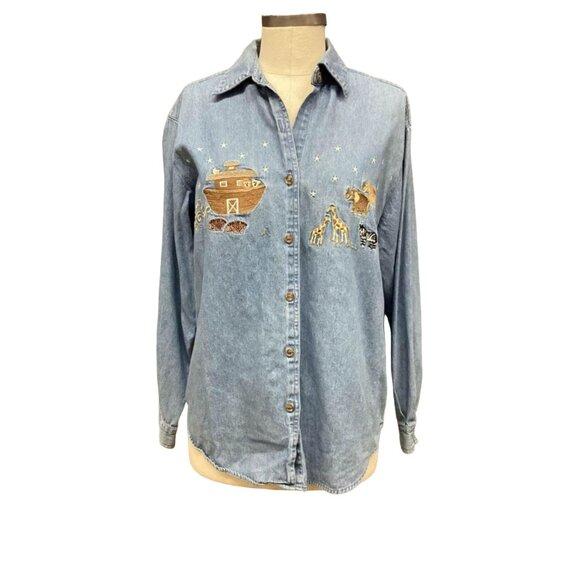 Women’s Vintage Christopher & Banks Button Up - Picture 1 of 8